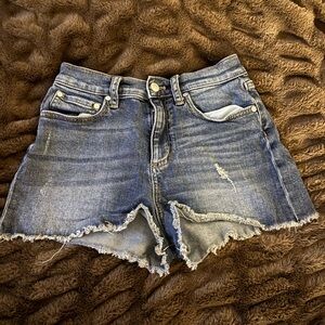 PINK Victoria's Secret Blue Jean Shorts